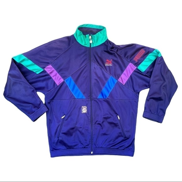𝅺vintage Puma International Jacket Size 8 - Picture 1 of 4